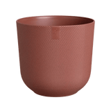 Elho 23cm Tuscan Red Jazz Round Recycled Plastic Pot - Old Railway Line Garden Centre