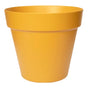 Elho 25cm Florus Paris Flowerpot Plant Pot - Mustard - Old Railway Line Garden Centre