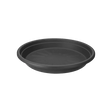 Elho 25cm Universal Round Plant Pot Saucer - Anthracite - Old Railway Line Garden Centre