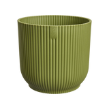 Elho 25cm Vibes Fold Round Plant Pot - Fern Green