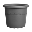 Elho 30cm Algarve Cylindro Plastic Pot - Anthracite - Old Railway Line Garden Centre