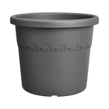Elho 30cm Algarve Cylindro Plastic Pot - Anthracite