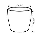Elho 30cm Pairs Flower Pot - Anthracite