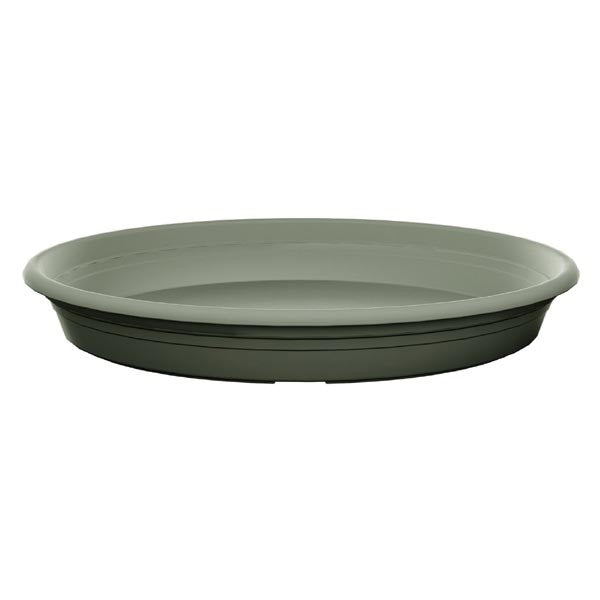 Elho 32cm Universal Round Plant Pot Saucer - Olive Green