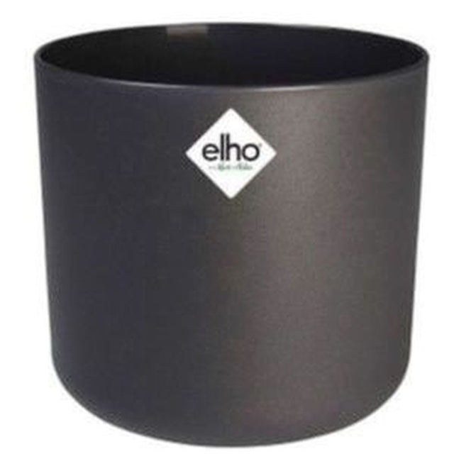 Elho 35cm Anthracite B.For Soft Round Pot - Old Railway Line Garden Centre