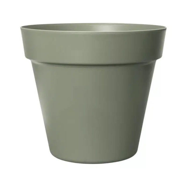 Elho 35cm Florus Paris Flowerpot Plant Pot - Olive Green - Old Railway Line Garden Centre