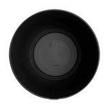 Elho 35cm Jazz Round Plastic Pot - Black - Old Railway Line Garden Centre