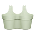 Elho 35cm Paris Balcony Hanger Duo Pot - Mint Green - Old Railway Line Garden Centre