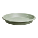 Elho 35cm Universal Round Plant Pot Saucer - Olive Green - Old Railway Line Garden Centre