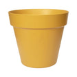 Elho 47cm Florus Paris Flowerpot Plant Pot - Mustard - Old Railway Line Garden Centre