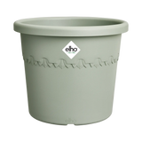 Elho 48cm Algarve Cylindro Plastic Pot - Thyme Green