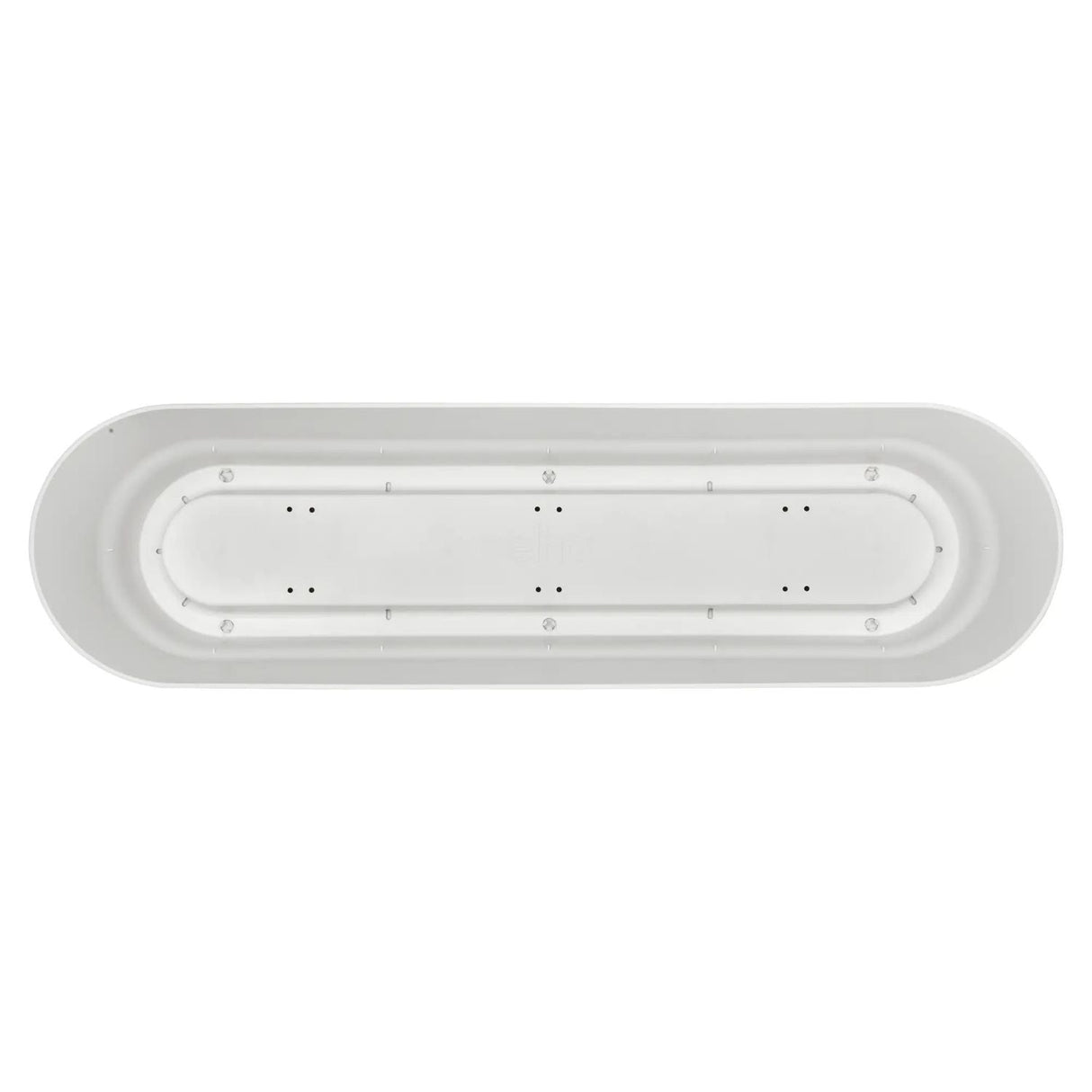 Elho 70cm White Long Greenville Recycled Plastic Trough - Old Railway Line Garden Centre