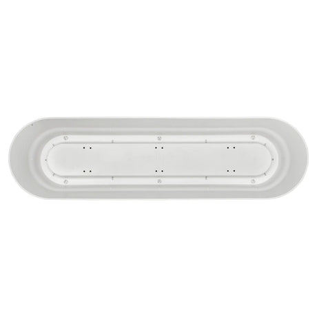 Elho 70cm White Long Greenville Recycled Plastic Trough - Old Railway Line Garden Centre