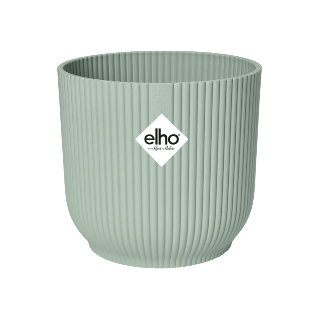 Elho 9cm Vibes Fold Round Mini Pot - Sorbet Green - Old Railway Line Garden Centre