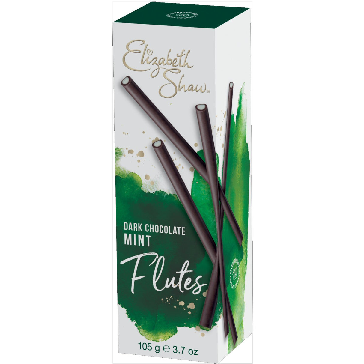 Elizabeth Shaw 105g Dark Chocolate Mint Flutes