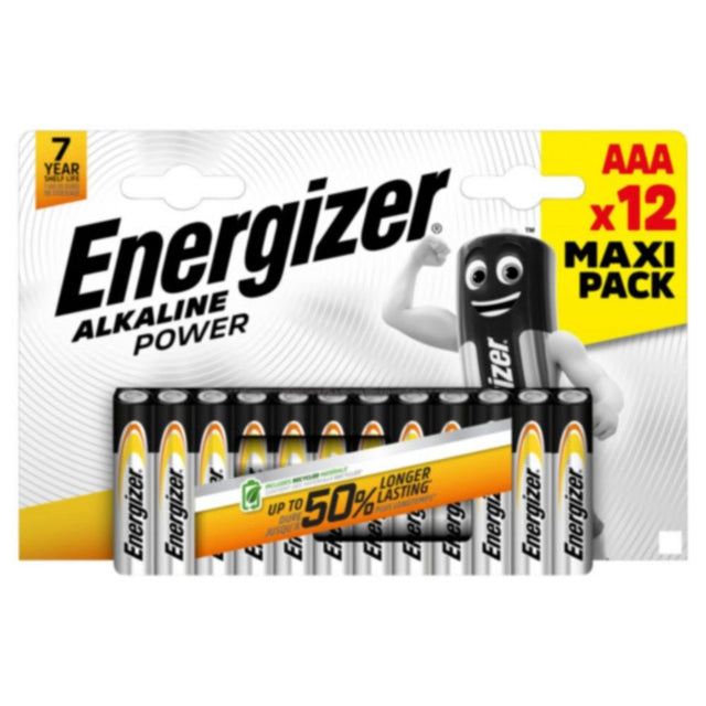 Energizer AAA Battery (12 Pack) - Old Railway Line Garden Centre