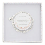 Equilibrium 1cm Contemporary Modern Kisses Bracelet - Silver - Old Railway Line Garden Centre