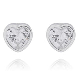 Equilibrium 3 Pairs Silver Plated Earrings Pretty Hearts