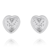 Equilibrium 3 Pairs Silver Plated Earrings Pretty Hearts
