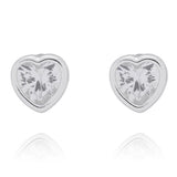 Equilibrium 3 Pairs Silver Plated Earrings Pretty Hearts