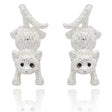 Equilibrium Comical Cat Silver Plated Earrings - Old Railway Line Garden Centre