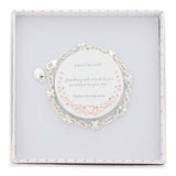Equilibrium 1cm Contemporary Modern Kisses Bracelet - Silver
