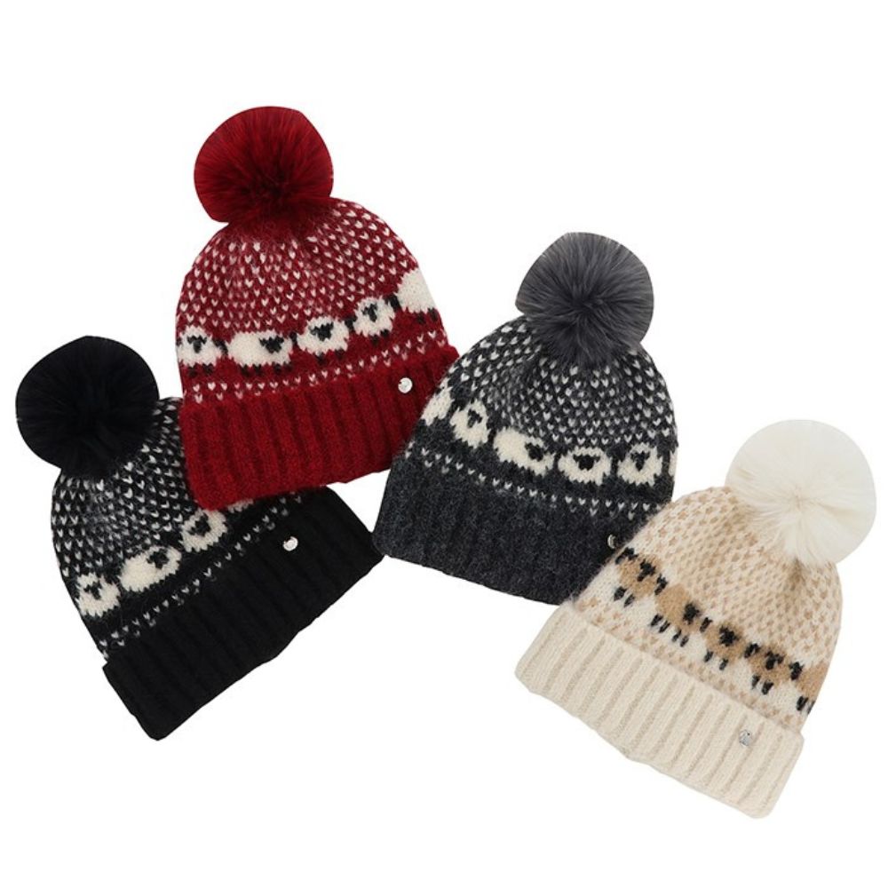 Equilibrium Counting Sheep Pom Pom Hat (Choice of 4)