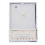 Equilibrium Daisy Chain Kiss Silver Plated Earrings