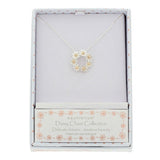 Equilibrium Daisy Chain Two Tone Daisy Circle Necklace - Old Railway Line Garden Centre