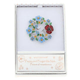 Equilibrium Forget Me Not & Poppy Pretty Brooch