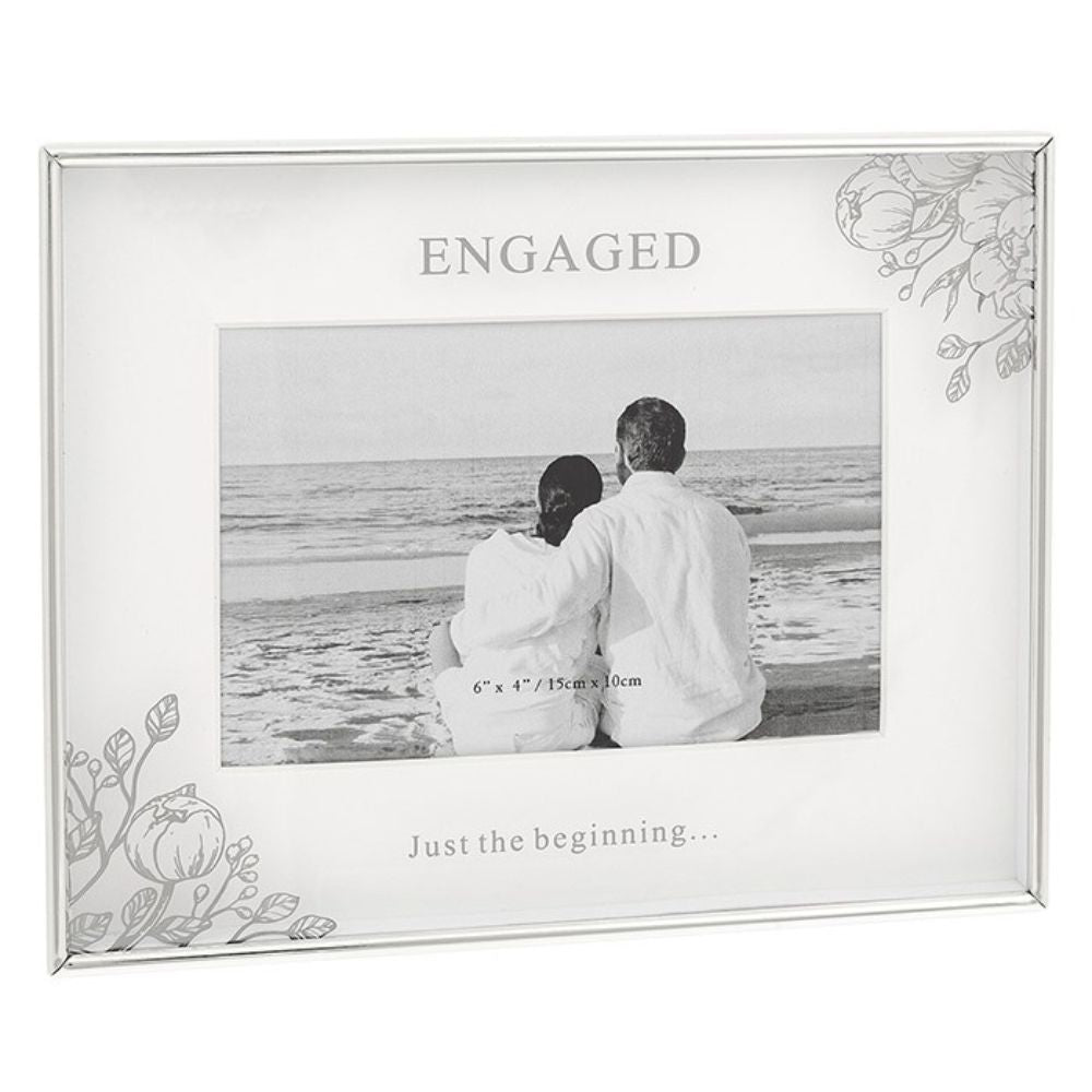 Joe Davies 6cm Mirror Floral Frame Engaged