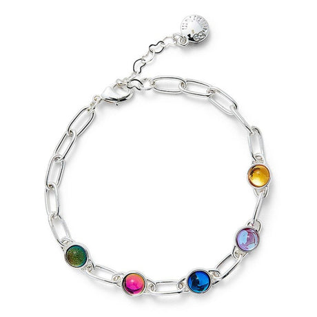 Equilibrium Glam Rox Stylish Silver Plated Bracelet