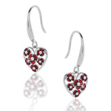 Equilibrium Heart Full of Poppies Earrings