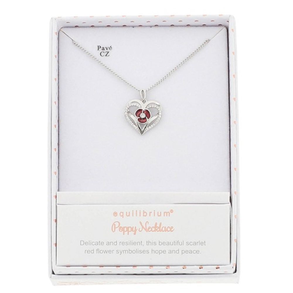 Equilibrium Poppy Double Heart Necklace