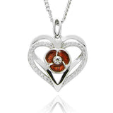 Equilibrium Poppy Double Heart Necklace