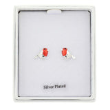 Equilibrium Robins Appear Dainty Silver Plated Earrings