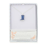 Equilibrium Secret Garden Spot Blue Wellies Necklace