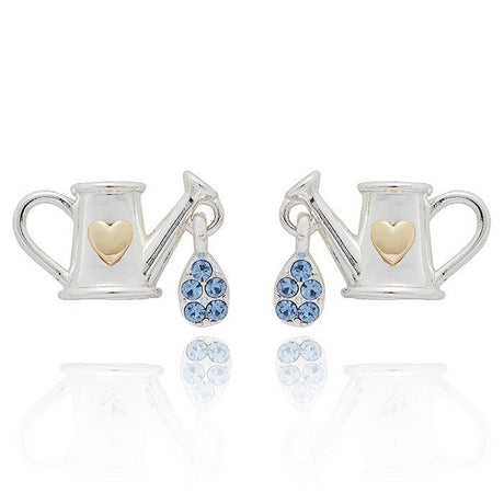 Equilibrium Secret Garden Two Tone Watering Can Earrings - Old Railway Line Garden Centre