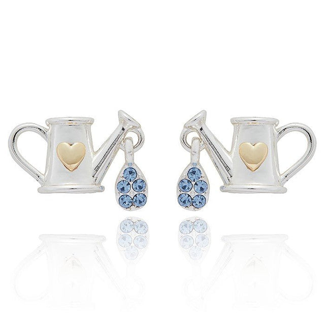 Equilibrium Secret Garden Two Tone Watering Can Earrings - Old Railway Line Garden Centre