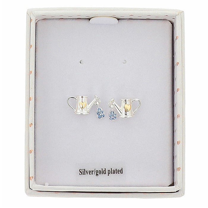 Equilibrium Secret Garden Two Tone Watering Can Earrings - Old Railway Line Garden Centre
