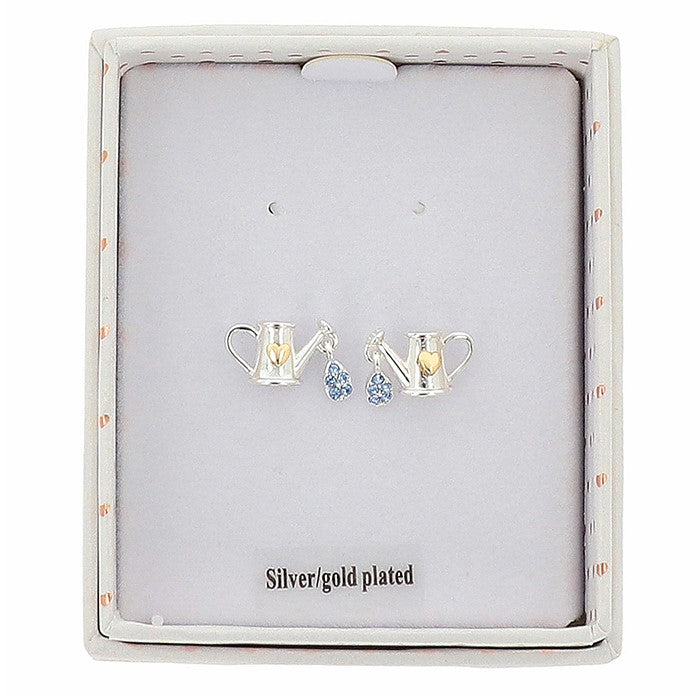 Equilibrium Secret Garden Two Tone Watering Can Earrings