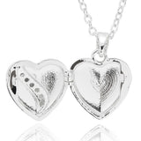 EquilibriumSimply Timeless Sparkle Silver Plated Locket
