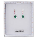 Equilibrium Vibrant Glam Rox Drop Earrings - Silver - Old Railway Line Garden Centre