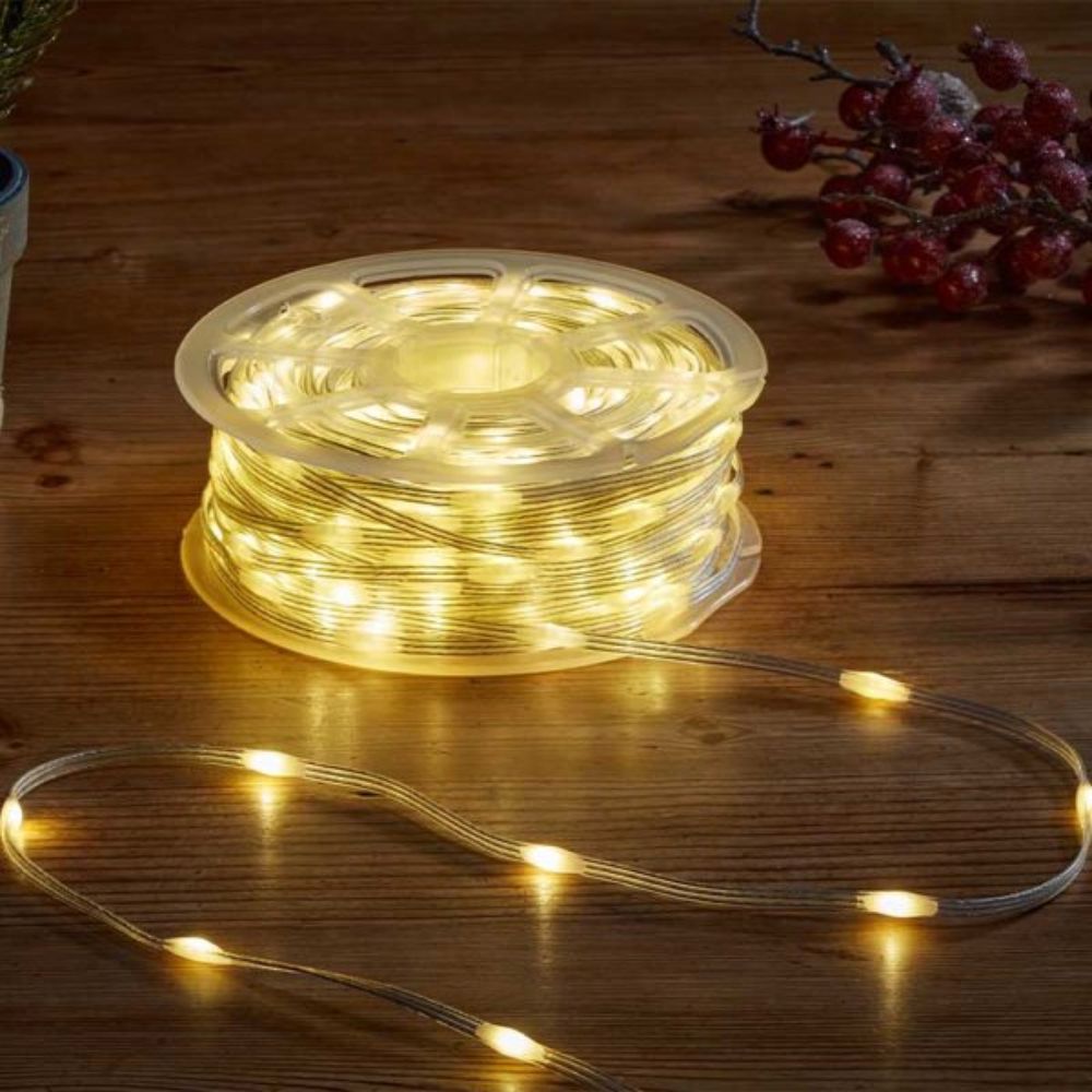 Led String 200 Led Strip Eureka TwoTone 200 Warm White & Multi Coloured LED String Lights – Old ...