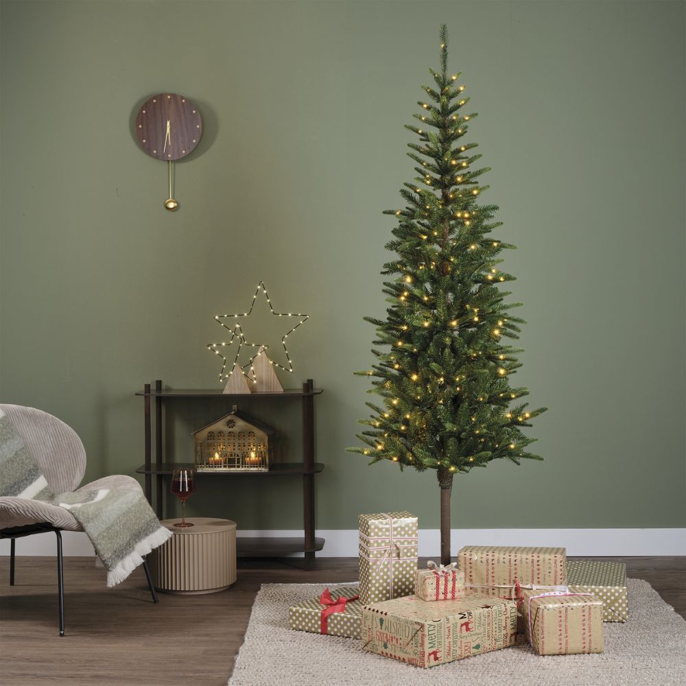 Everlands 1.8m (6ft) Alpbach Fir Pre-Lit Artificial Christmas Tree