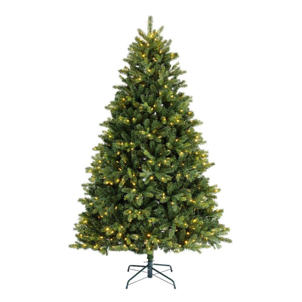 Everlands 1.8m (6ft) Freiburg Pine Pre-Lit Artificial Christmas Tree