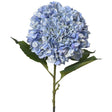 Everlands 106cm Artificial Polyester Blue Hydrangea Stem - Xtra Large - Old Railway Line Garden Centre