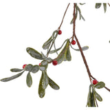 Everlands 180cm Frosted Foliage & Red Berry Garland