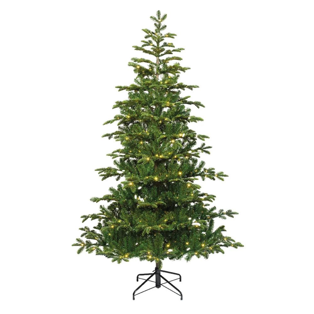 Everlands 2.1m (7ft) Balsamea Fir Pre-Lit Artificial Christmas Tree