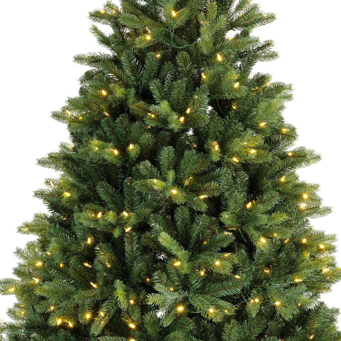 Everlands 2.1m (7ft) Freiburg Pine Pre-Lit Artificial Christmas Tree